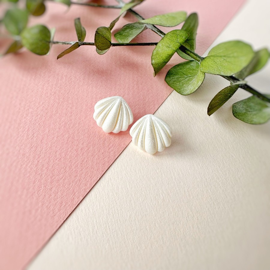 Auskarai Kriauklės |Mažos|AUP-38